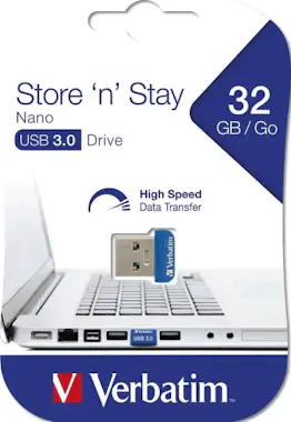 Verbatim Verbatim Store n Stay Nano unidad flash USB 32 G Verbatim Verbatim Store n Stay Nano unidad flash USB 32 G