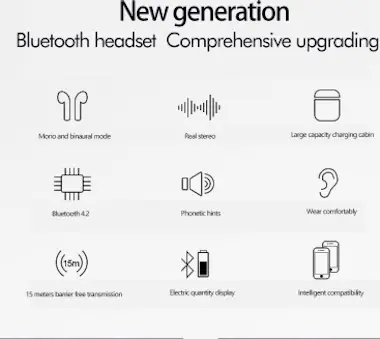 OEM Auriculares bluetooth Deportivos I7 mini TWS Inalá OEM Auriculares bluetooth Deportivos I7 mini TWS Inalá