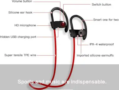 OEM Auriculares Inalámbrico bluetooth U8 IN-ear con Mi OEM Auriculares Inalámbrico bluetooth U8 IN-ear con Mi