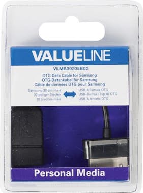 Valueline Valueline VLMB39205B02 0.2m USB A Samsung 30-p Neg Valueline Valueline VLMB39205B02 0.2m USB A Samsung 30-p Neg
