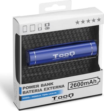Tooq TooQ TQPB-1A26-BL Litio 2600mAh Azul batería exter