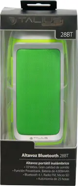 Talius TALIUS 28BT 10 W Altavoz portátil estéreo Verde, P Talius TALIUS 28BT 10 W Altavoz portátil estéreo Verde, P