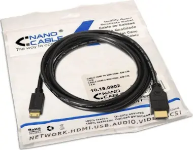 Nanocable Nanocable CABLE HDMI A MINI HDMI V1.3, A/M-C/M, 1. Nanocable Nanocable CABLE HDMI A MINI HDMI V1.3, A/M-C/M, 1.