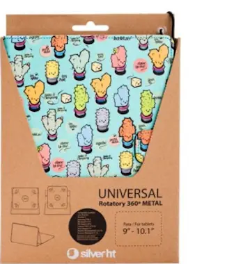 Silver HT SilverHT Funda Universal Rotatory 360º (9 - 10.1 Silver HT SilverHT Funda Universal Rotatory 360º (9 - 10.1