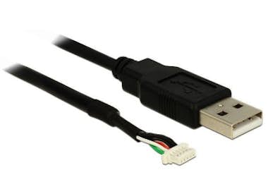 Delock DeLOCK USB 2.0 A M / 5 pin V5 1.5m 1.5m Negro cabl