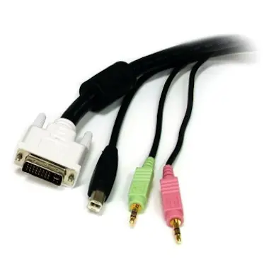 StarTech.com StarTech.com Cable KVM 4 en 1 de 1,8m con DVI USB StarTech.com StarTech.com Cable KVM 4 en 1 de 1,8m con DVI USB