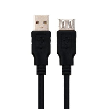 Nanocable Nanocable CABLE USB 2.0, TIPO A/M-A/H, NEGRO, 1.8 Nanocable Nanocable CABLE USB 2.0, TIPO A/M-A/H, NEGRO, 1.8