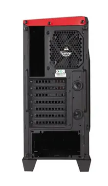 Corsair Corsair SPEC-ALPHA Midi-Tower Negro, Rojo carcasa Corsair Corsair SPEC-ALPHA Midi-Tower Negro, Rojo carcasa