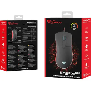 Natec Genesis Natec Genesis Krypton 500 USB Óptico 7200DPI mano Natec Genesis Natec Genesis Krypton 500 USB Óptico 7200DPI mano