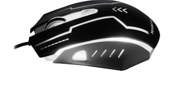 Mars Gaming Mars Gaming MM2 Óptico 5000DPI Ambidextro Negro, P Mars Gaming Mars Gaming MM2 Óptico 5000DPI Ambidextro Negro, P