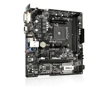 Asrock Asrock A320M-HDV AMD A320 Zócalo AM4 Micro ATX pla Asrock Asrock A320M-HDV AMD A320 Zócalo AM4 Micro ATX pla