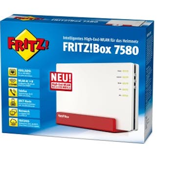 AVM AVM FRITZ!Box 7580 Doble banda (2,4 GHz / 5 GHz) G AVM AVM FRITZ!Box 7580 Doble banda (2,4 GHz / 5 GHz) G