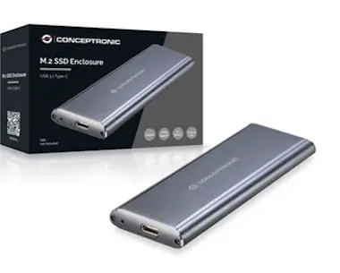 Conceptronic Conceptronic HDE01G M.2 SSD enclosure Gris Conceptronic Conceptronic HDE01G M.2 SSD enclosure Gris