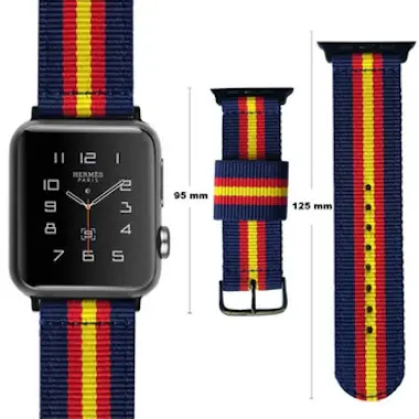 Estuyoya Correa de Nylon para Apple Watch con los colores d Estuyoya Correa de Nylon para Apple Watch con los colores d