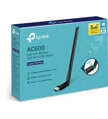 TP-Link TP-LINK Archer T2U Plus WLAN 600 Mbit/s Interno TP-Link TP-LINK Archer T2U Plus WLAN 600 Mbit/s Interno