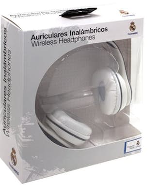 Real Madrid Auriculares Stereo Bluetooth Cascos Licencia Futbo Real Madrid Auriculares Stereo Bluetooth Cascos Licencia Futbo