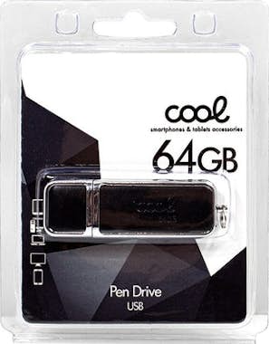Cool Pen Drive USB x64 GB 2.0 COOL Piel Leather Negro Cool Pen Drive USB x64 GB 2.0 COOL Piel Leather Negro