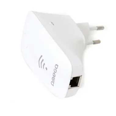 Omega Repetidor Wifi 300 Mbps Blanco Omega Repetidor Wifi 300 Mbps Blanco