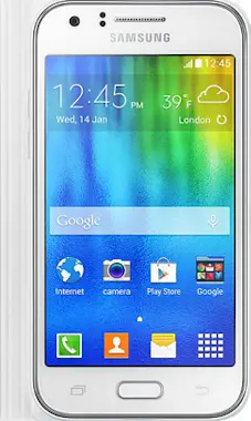 Samsung Funda con tapa para Galaxy J1 Samsung Funda con tapa para Galaxy J1