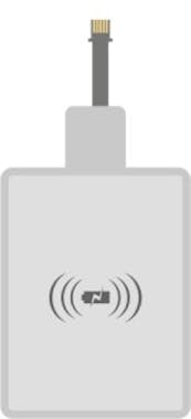 POWERME Receptor QI para carga inalámbrica micro USB