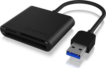 ICY BOX ICY BOX IB-CR301-U3 USB 3.0 Negro lector de tarjet