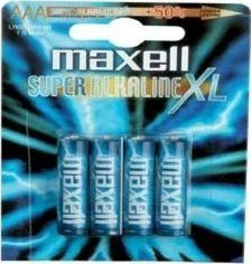 Maxell AAA 4 - pk Alcalino 1.5V batería no-recarga