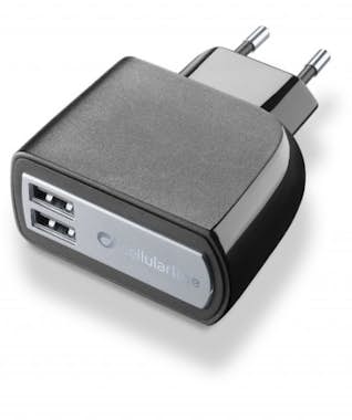 Cellularline USB charger dual ultra - fast charge universal