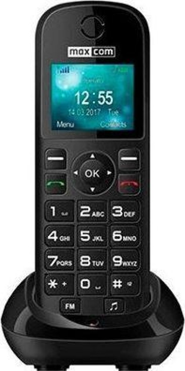 maxcom MaxCom MM35D Teléfono DECT Negro