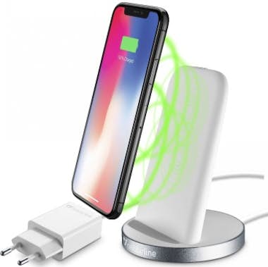 Cellularline Wireless fast charger stand iPhone X/8 Plus/8
