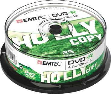 Emtec Emtec ECOVR472516CB 4.7GB DVD-R 25pieza(s) DVD en