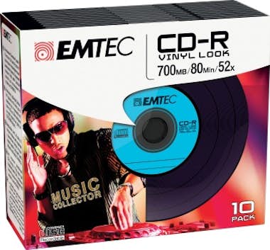 Emtec Emtec CD-R Vinyl Look CD-R 700MB 10pieza(s)