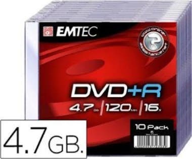 Emtec Emtec ECOVPR471016SL 4.7GB DVD+R 10pieza(s) DVD en
