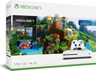 Microsoft Microsoft Xbox One S Minecraft Blanco 1000 GB Wifi