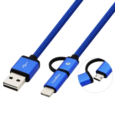 Coolbox CoolBox COO-CAB-U2MC-BL cable USB 1 m USB A USB C/