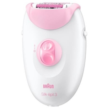 Braun Silk-épil 3 3270 Rosa, Blanco 20 pinzas