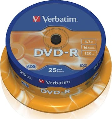 Verbatim Verbatim DVD-R Matt Silver 4,7 GB 25 pieza(s)