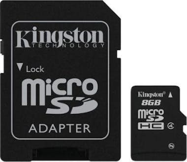 Generica Kingston Technology 8GB microSDHC 8GB MicroSD Flas