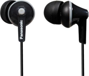 Panasonic RP-HJE125E-K auricular Dentro de oído Ne