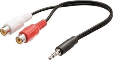 Valueline Cable de Audio Estéreo 3.5 mm Macho - 2x RCA Hembr