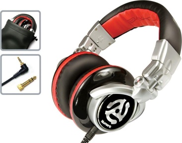 Numark RED WAVE auricular Supraaural Diadema Negro, Rojo