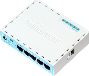 Mikrotik Mikrotik RB750GR3 router Ethernet Turquesa, Blanco
