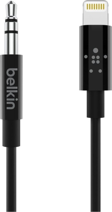 Belkin AV10172BT03-BLK cable de audio 0,9 m 3,5mm Negro