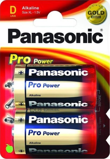 Panasonic 1x2 LR20PPG batería no-recargable Alcalino 1,5 V