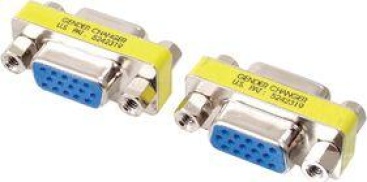 Valueline GCHD-FF15P adaptador de cable VGA 15-pin D-Sub Plata