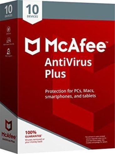 Mcafee Antivirus Plus 2018 10 dispositivos 2020 suscripción de 1 año pcmacandroidsmartphones activación 2019