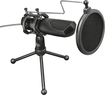 Trust GXT 232 Mantis PC microphone Alámbrico Negro