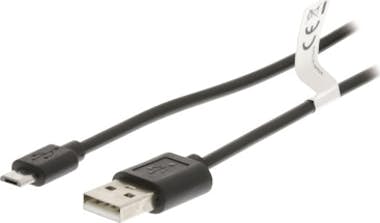 Valueline Cable USB 2.0 A Macho - Micro B Macho Negro Valuel
