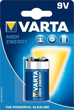 Varta Energy Pilas alcalinas 9v pack x1 recargable 1 unidade high
