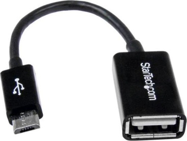 StarTech.com Cable Adaptador de 12cm Micro USB Macho a USB A Hembra OTG para Tablets