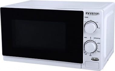 Infiniton Mw1015 Microondas con grill 20l 700w blanco microndas potencia 1000w capacidad plato 255 cm 20 20l. 700w1000w 700